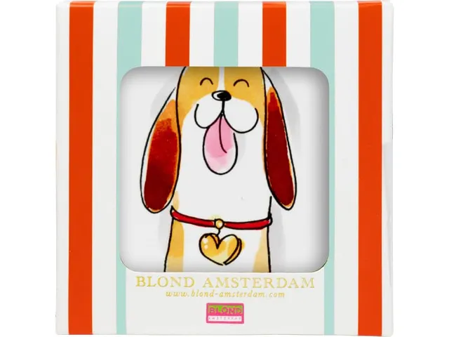 blond-amsterdam-blond-dier-lot-4-dessous-de-verre-chiens image 1