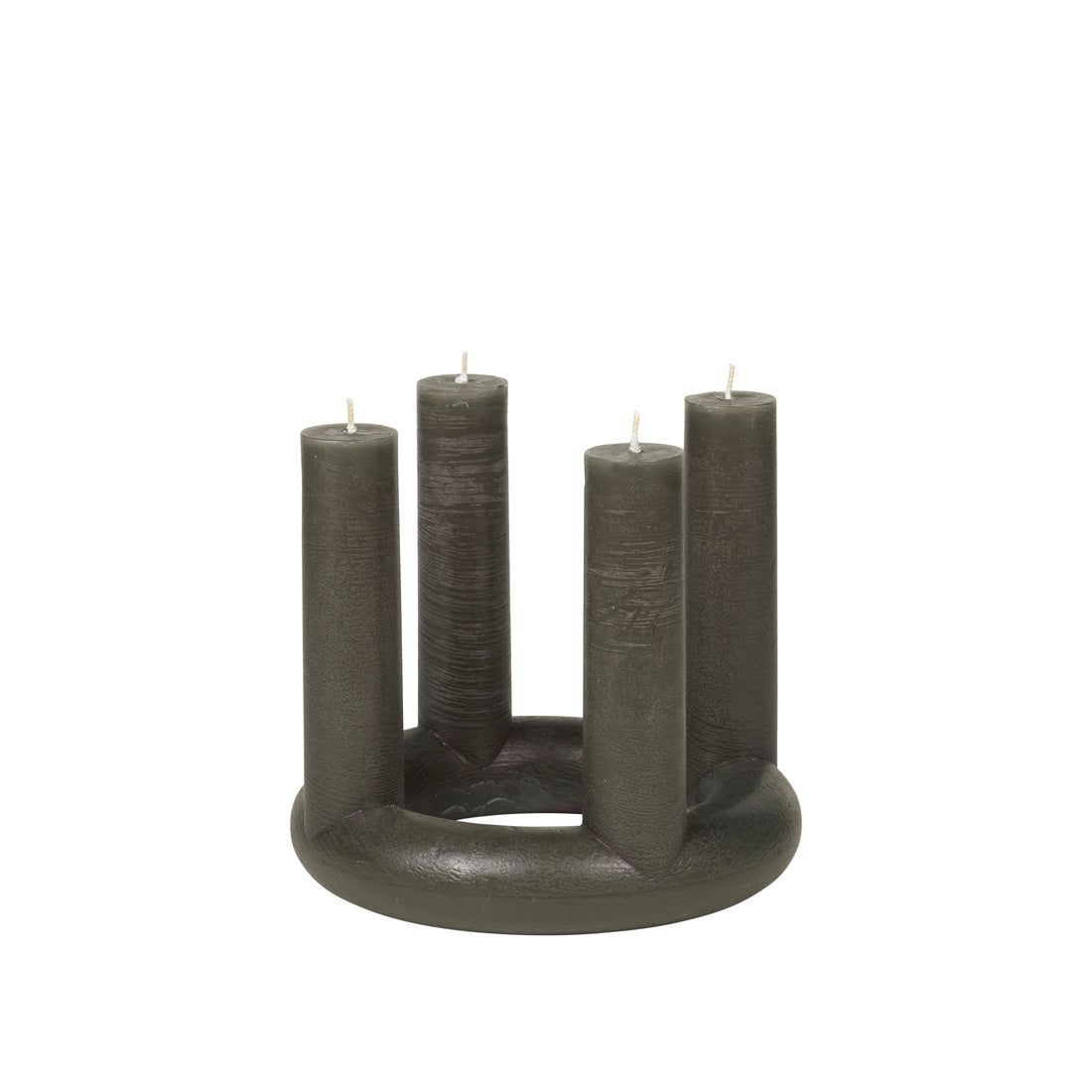 broste-copenhagen-lucille-bougie-sculpturale-blanche image 1