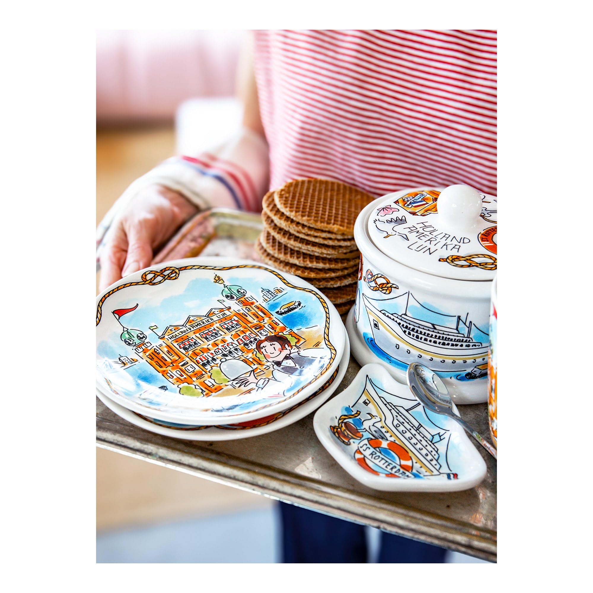 blond-amsterdam-holland-amerika-lijn-pot-conservation-12-5-cm-rotterdam image 6