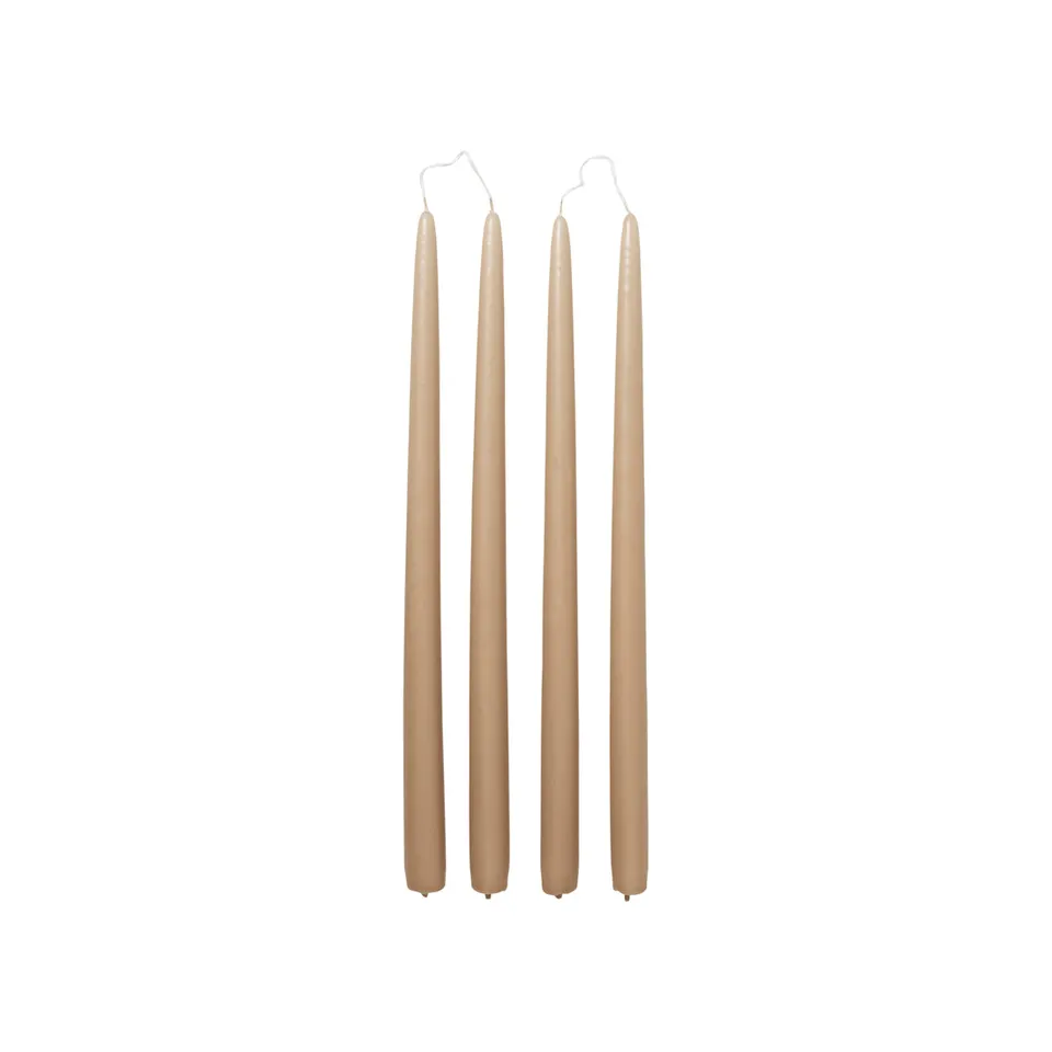 broste-copenhagen-smooth-bougie-tige-cire-beige image 1