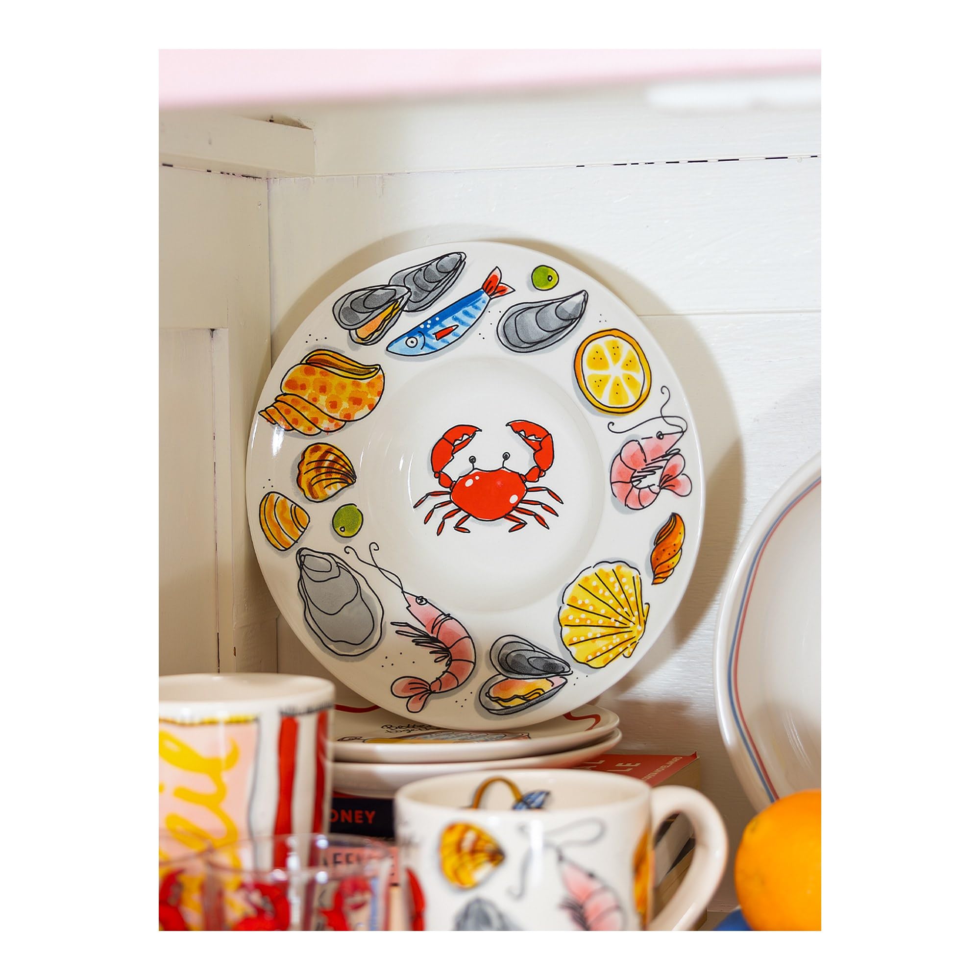 blond-amsterdam-la-plage-assiette-p-tes-24-cm-fruits-de-mer image 4