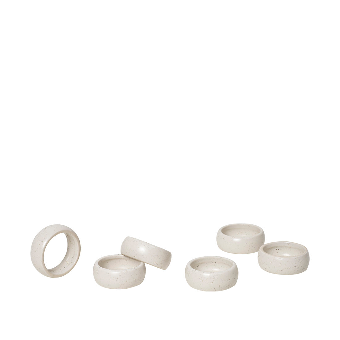 broste-copenhagen-nordic-vanilla-rond-de-serviette-gr-s-cr-me image 1