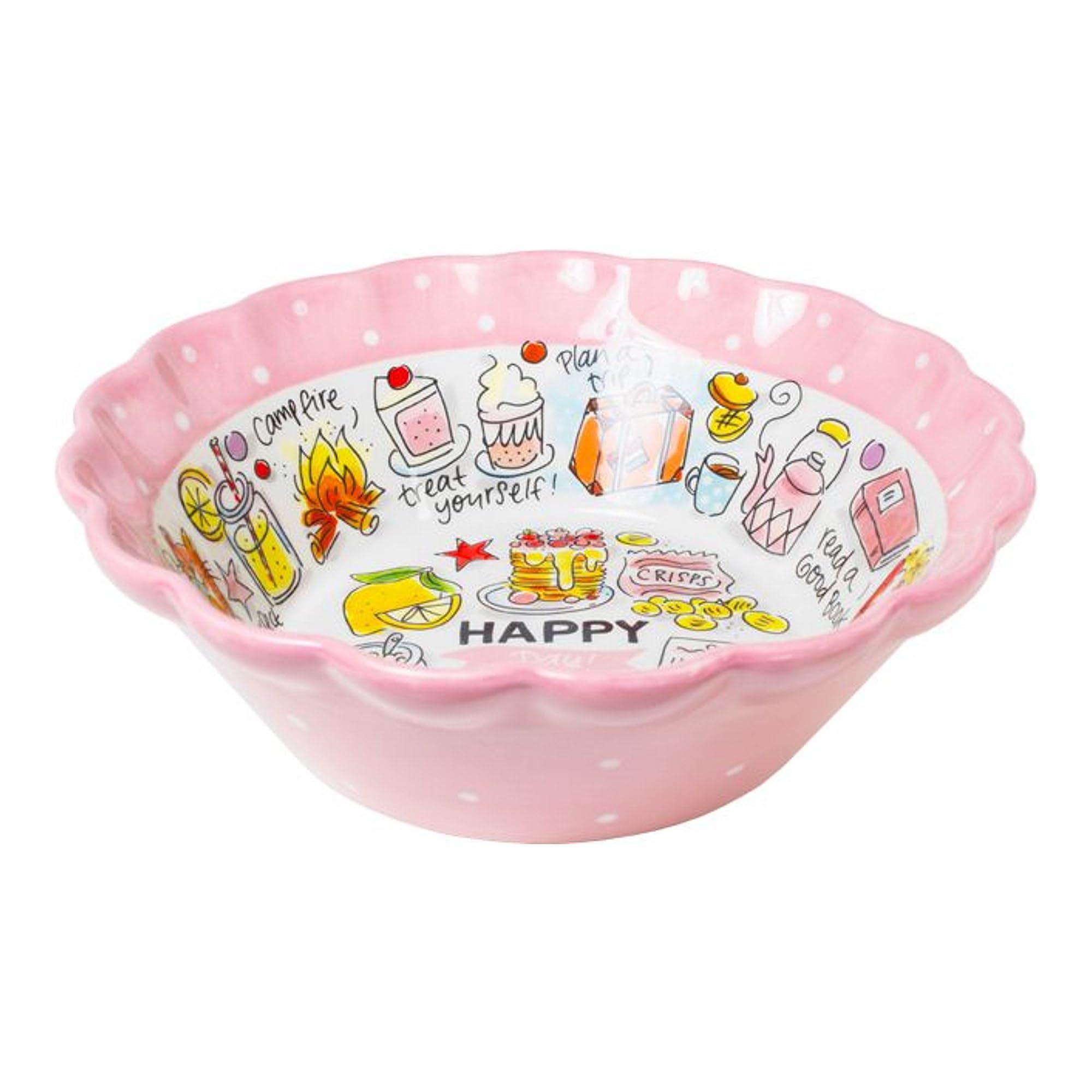 blond-amsterdam-blond-happy-saladier-besties-rose-pois-c-ramique image 1