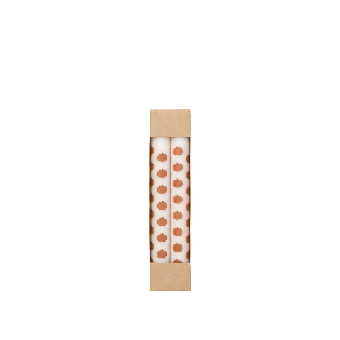 broste-copenhagen-pumpkin-bougie-cierge-imprim-e-orange image 2