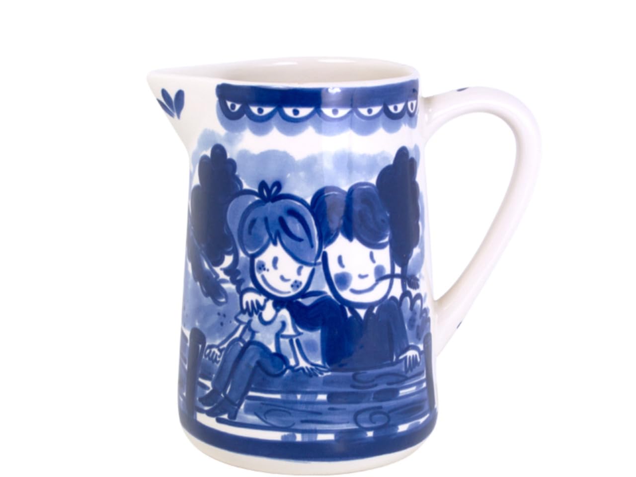 blond-amsterdam-delfts-blond-carafe-pichet-c-ramique-1l-bleu-delft image 1
