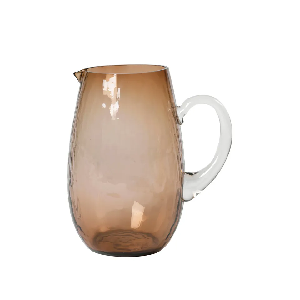 broste-copenhagen-hammered-pichet-carafe-verre-martel image 1