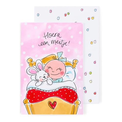 blond-amsterdam-wenskaarten-fille-carte-naissance-b-b image 3