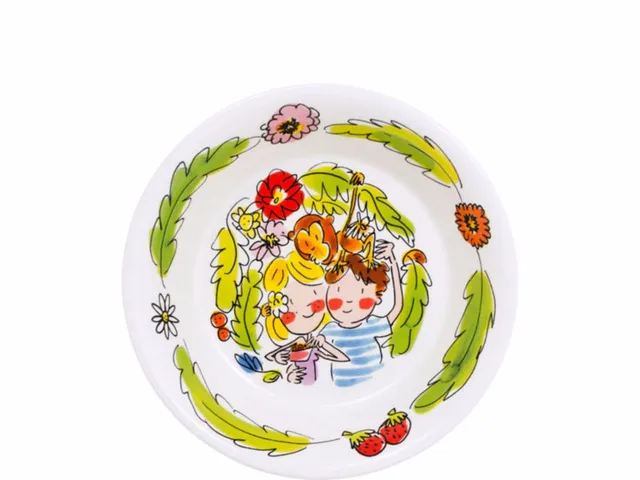 blond-amsterdam-paradise-bol-singe-16-5-cm-c-ramique-jungle image 1