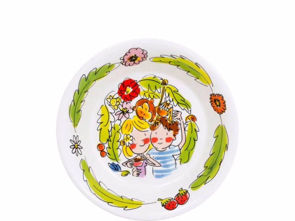 blond-amsterdam-paradise-bol-singe-16-5-cm-c-ramique-jungle image 1