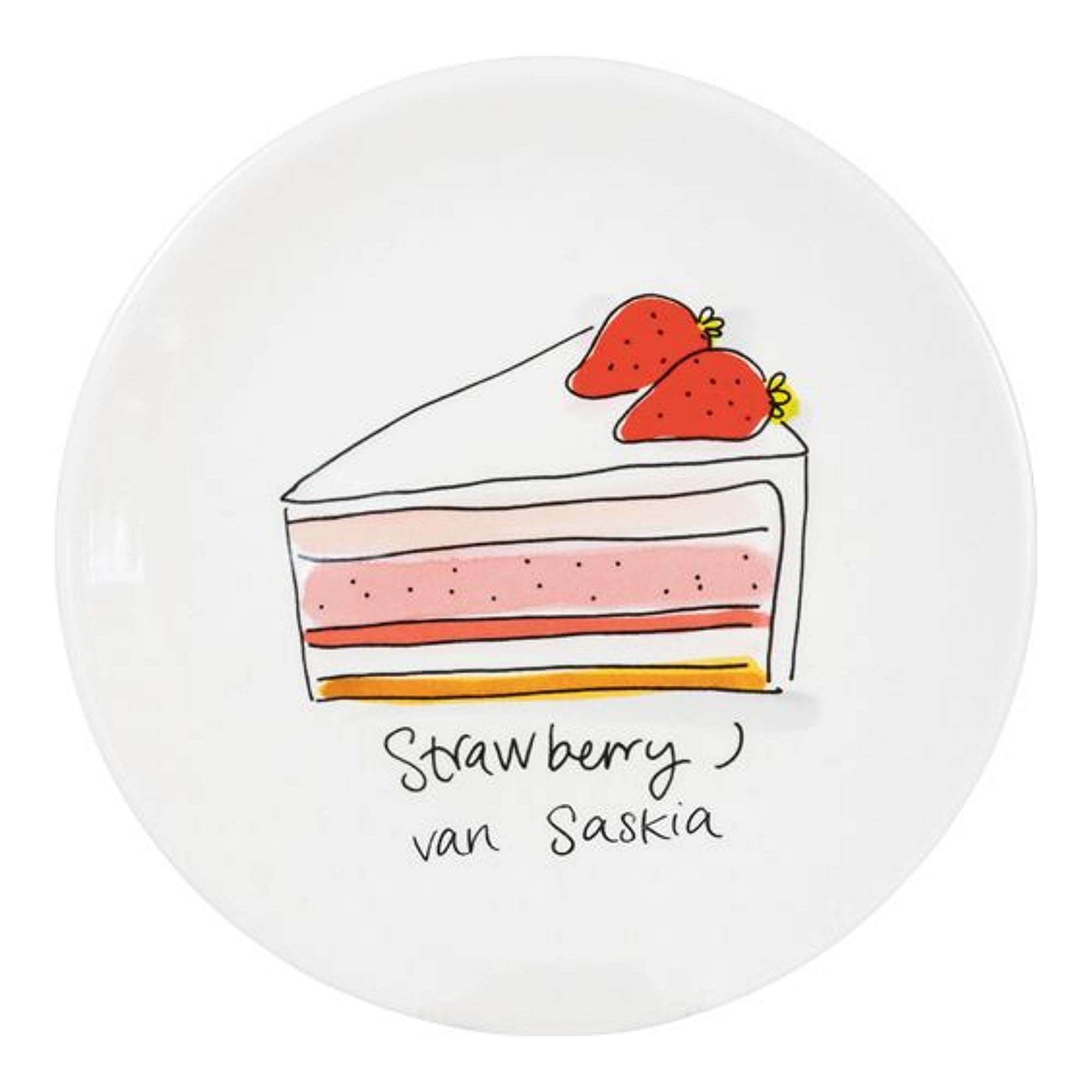 blond-amsterdam-blondelicious-6082-6049-assiette-dessert-18-cm-fraise image 2