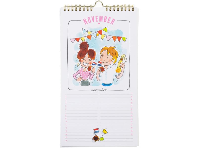 blond-amsterdam-wenskaarten-calendrier-anniversaires-12-mois image 5