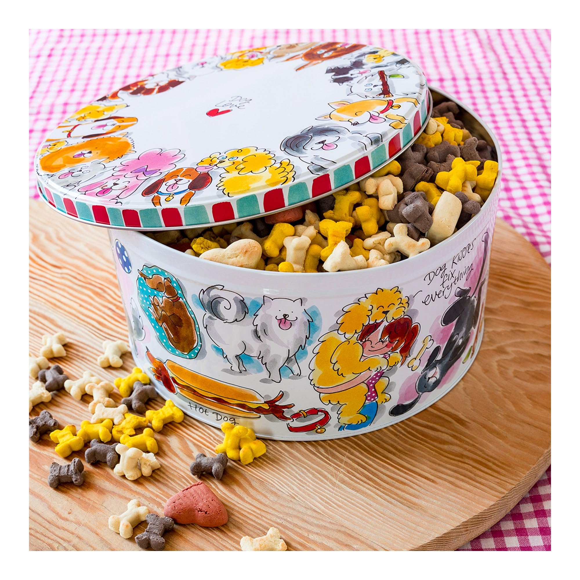 blond-amsterdam-blond-dier-bo-te-ronde-24-cm-chiens-bisous-canins image 6